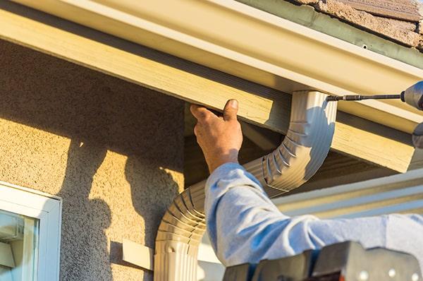 we use high-quality aluminum materials for our gutter installation projects